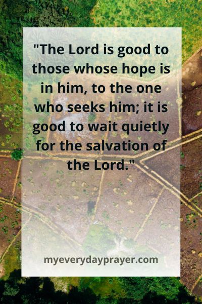 Lamentations 3:25-26