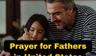 Prayer for Fathers in United States Homes
